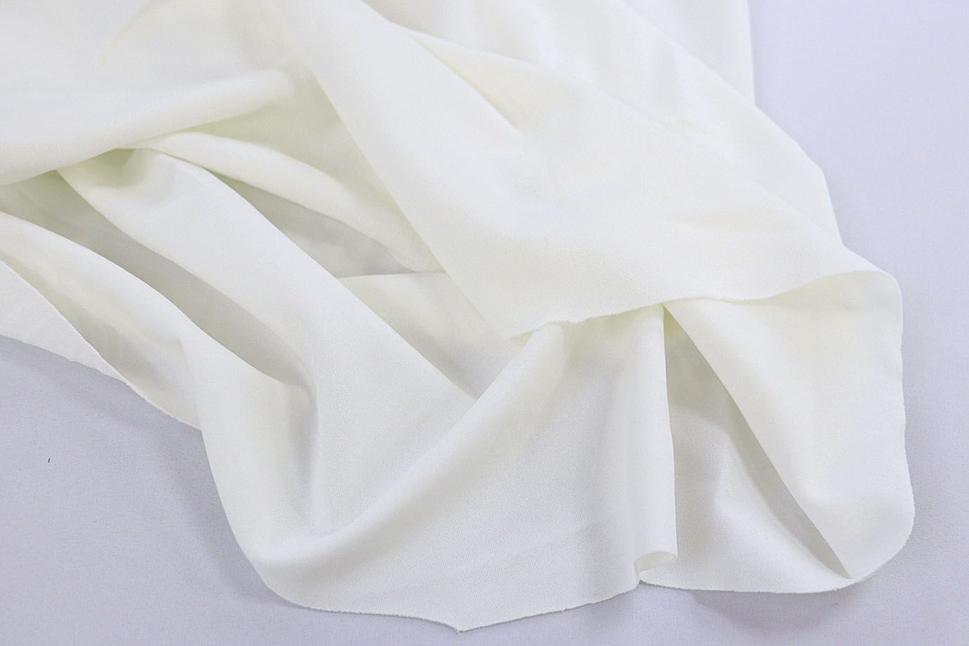 Трикотаж "Скуба" креп/молочный 3756-PY/C#1