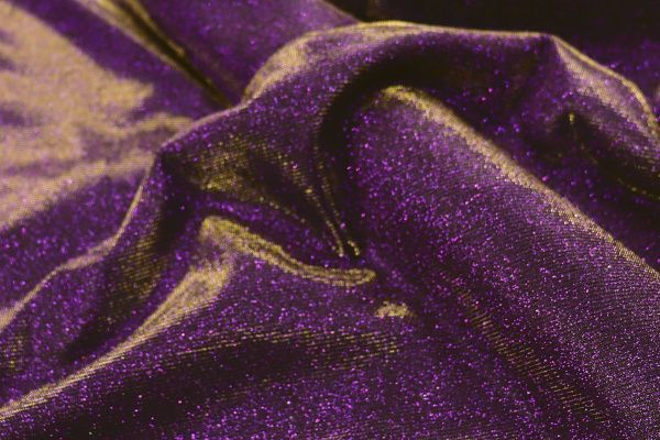Трикотаж с люрексом на интерлоке/фиолетовый 1253-PY/C#16