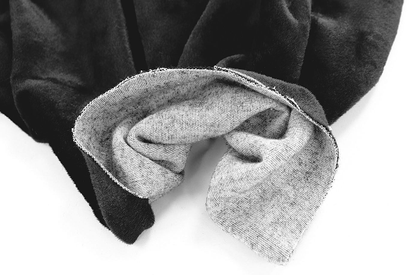 Искусственный мех "Альпака"/черный 3524-PY/C#14