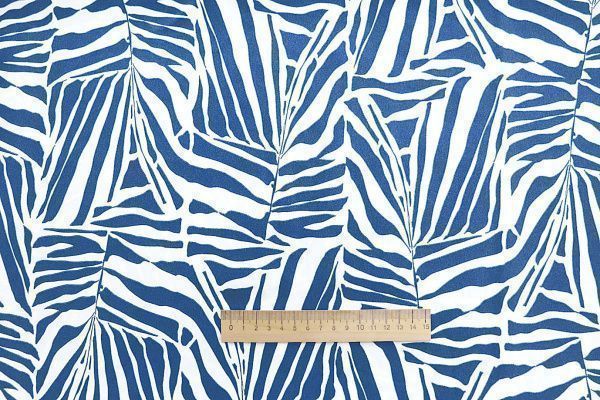 Хлопок "Поплин" принт/сине-белый 3848-PY/D#2/C#1