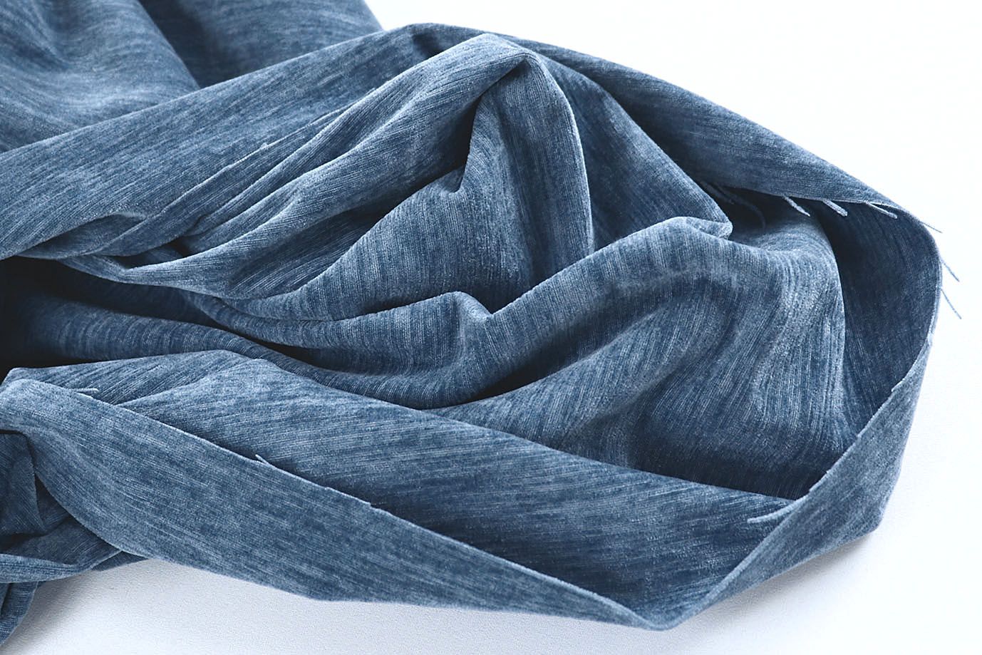 Трикотаж велюр меланж/синий 3989-PY/C#4