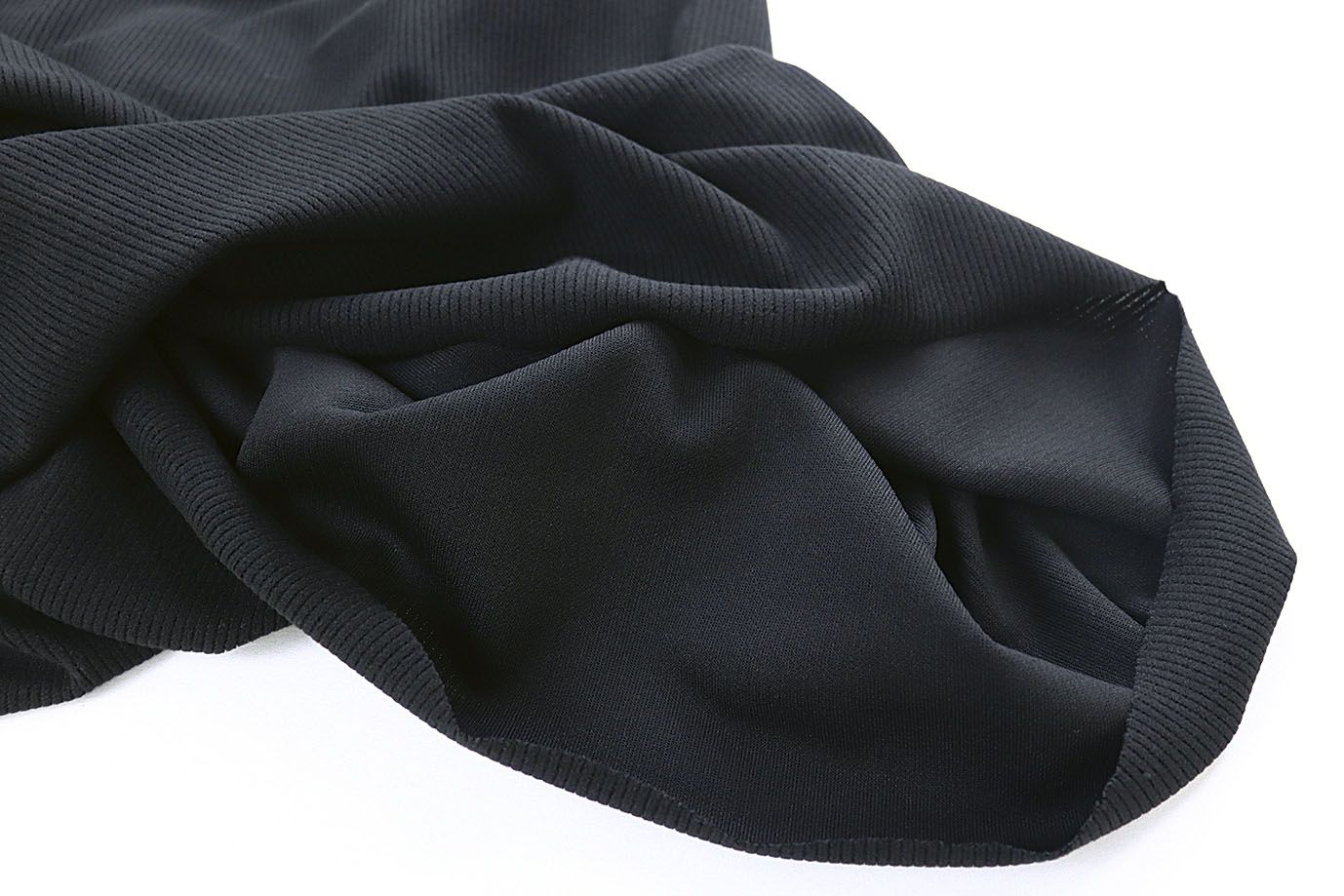 Трикотаж вельвет/черный 1416-PY/C#13 (7618)