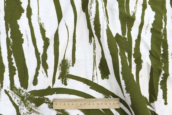 Лен БОХО принт/зелено-белый 3786-PY/D#1/C#5