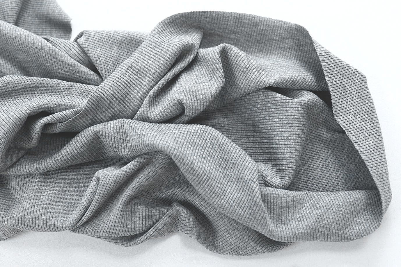 Трикотаж "Рибана"/серый 4019-PY/C#1