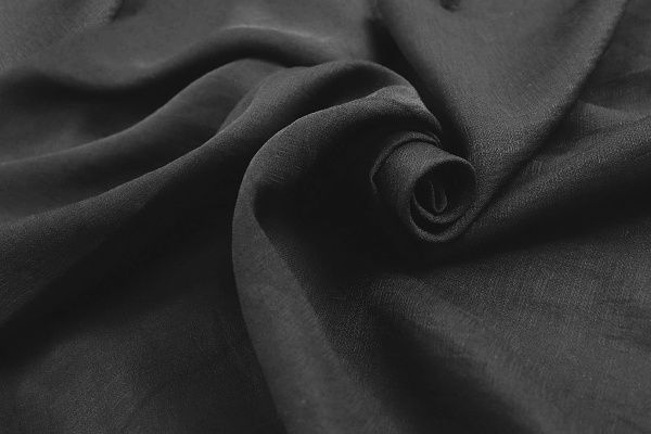Лен БОХО/черный 12222/C#Black LOT2