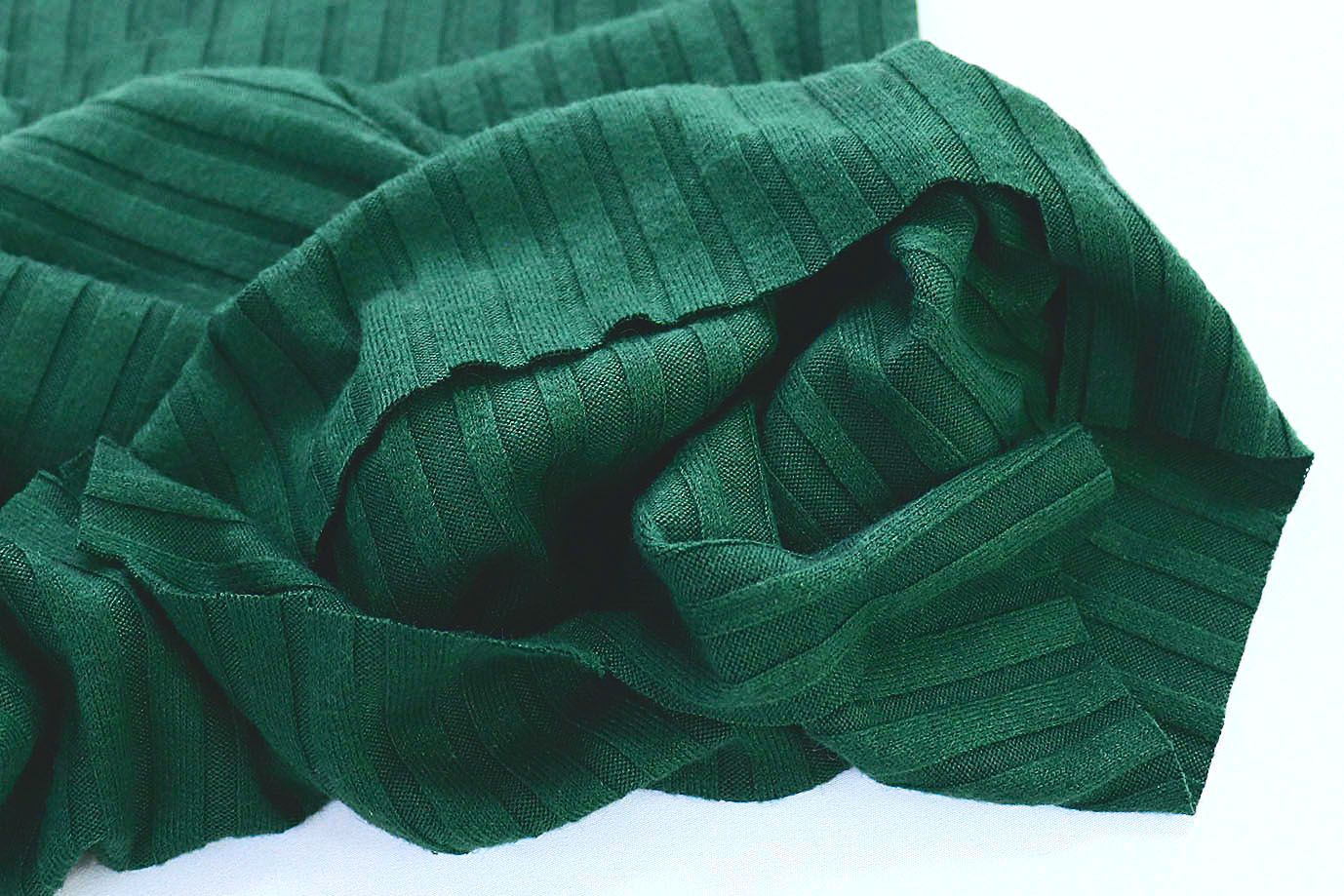 Трикотаж "Лапша"/темно-зеленый 3237-PY/C#17 (EU4302)