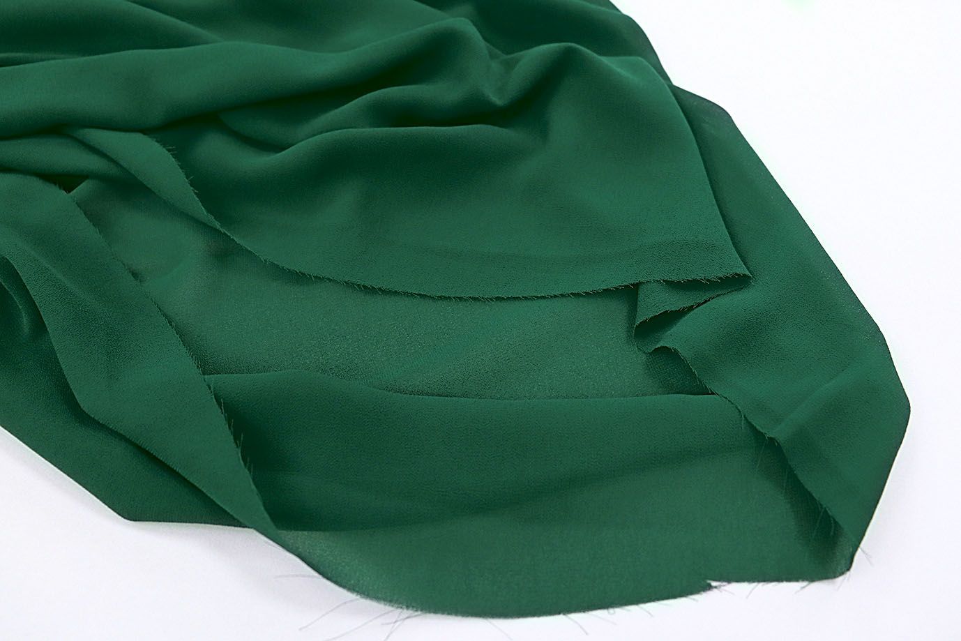 Шифон креп/темно-зеленый 747A-PG/C#13