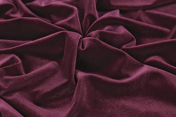 Велюр стрейч/малиновый 1174/С#4
