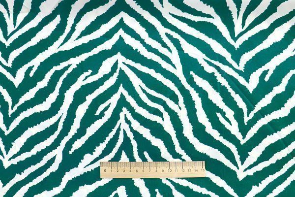 Блузочная ткань "Соня" твил принт/зелено-белый 3609-PY/D#3/C#1
