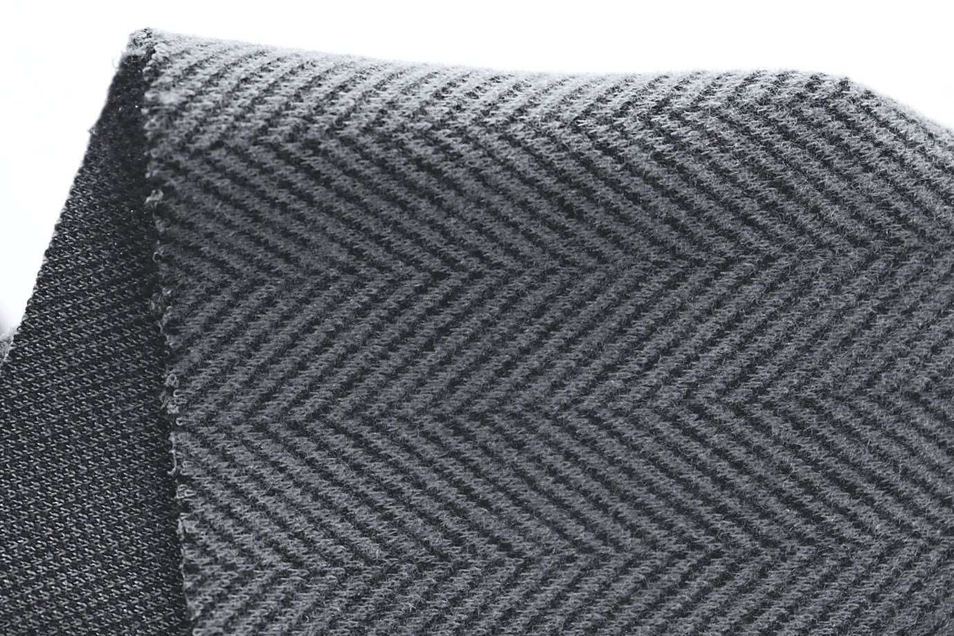 Пальтовый трикотаж "Елочка"/серый 3997-PY/C#1