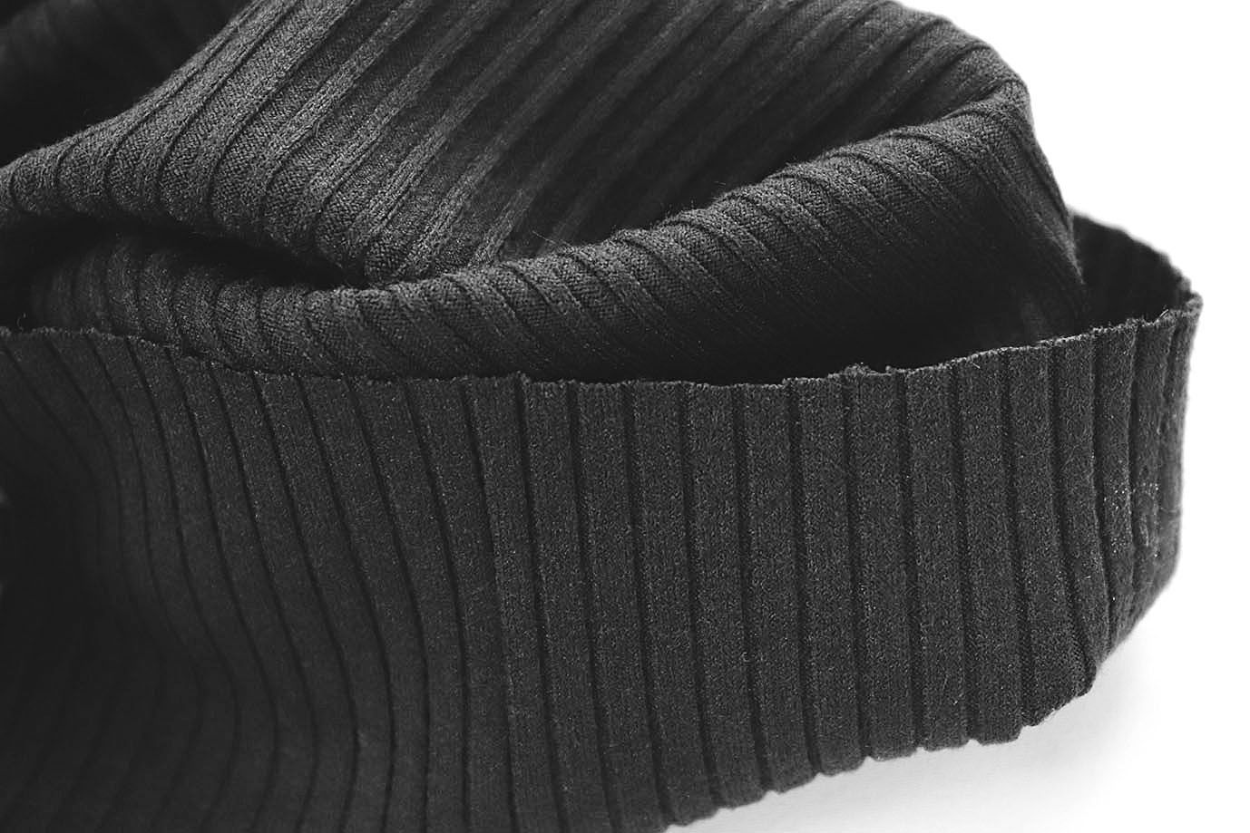 Трикотаж "Рибана"/черный 4041-PY/C#4