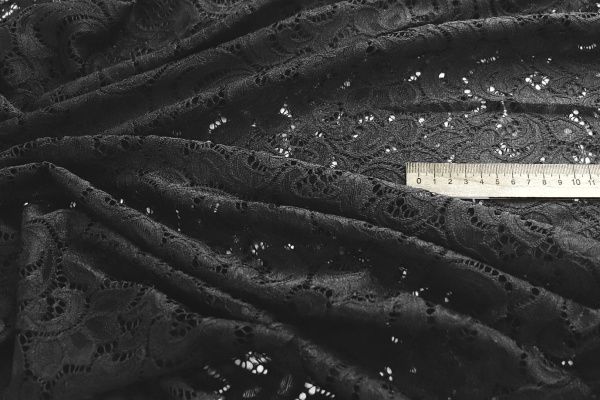 Гипюр "Фестон"/черный 7638/C#4