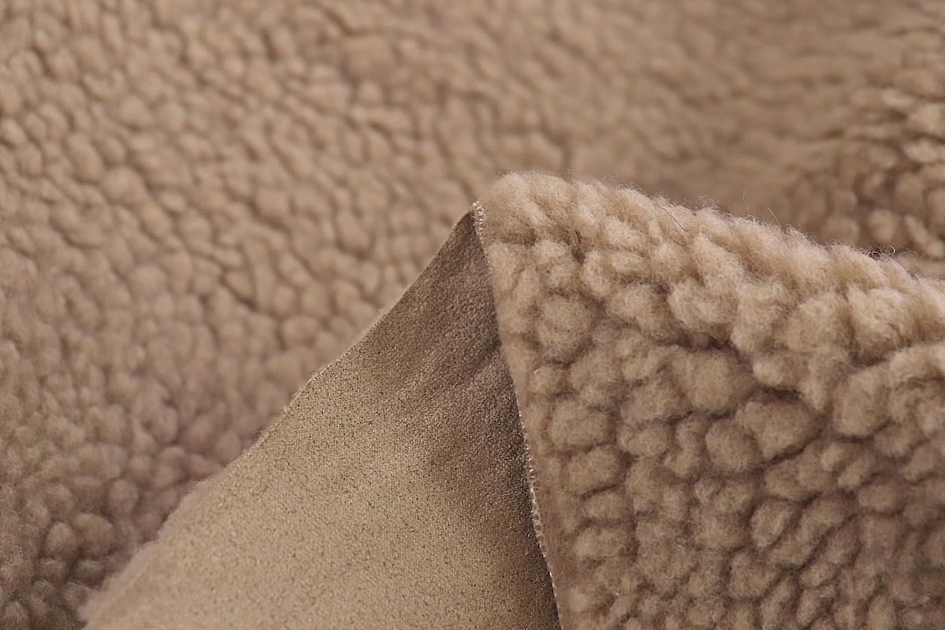 Дубляж мех "Кёрли"/капучино 3555Z-PY/C#2