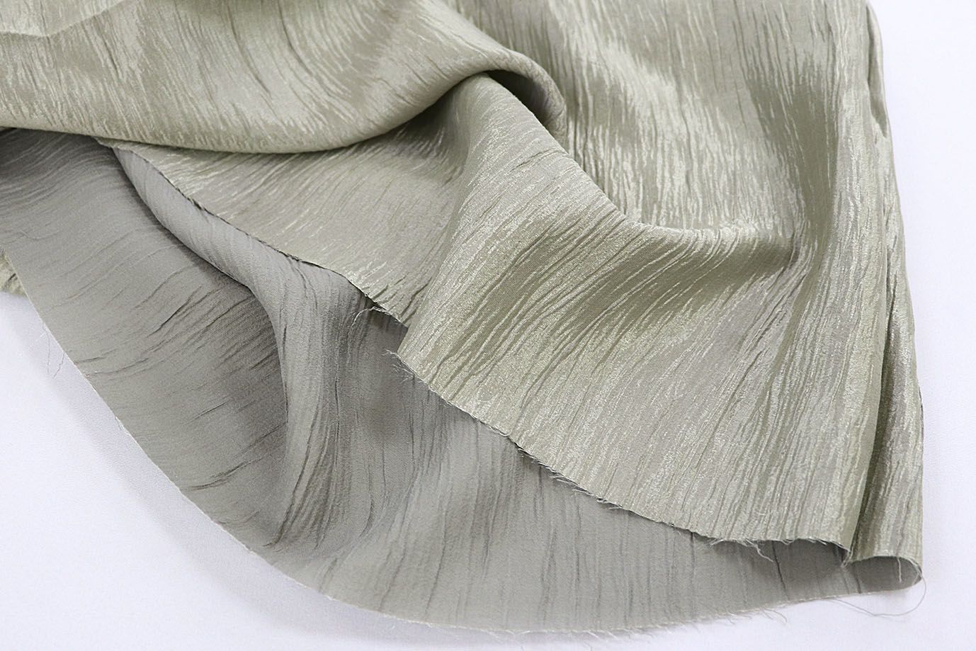Органза TENCEL креш/хаки 3795-PY/C#24