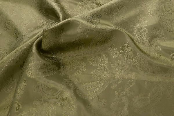 Подкладочная ткань жаккард/болотный 16723 D1 #1