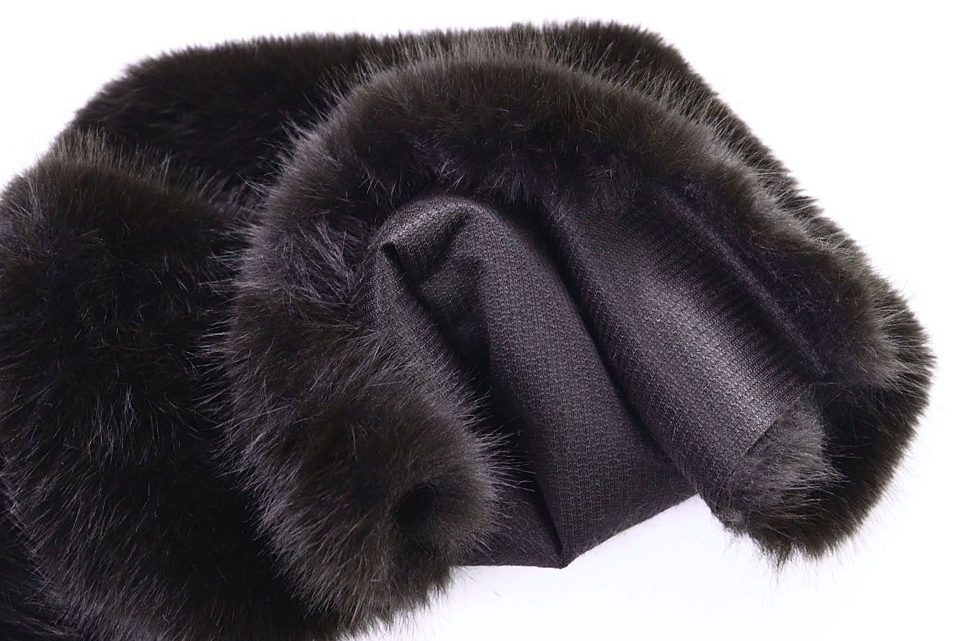 Искусственный мех "Песец"/темно-коричневый AP5110703/D#289-220070-85/C#F2405-1