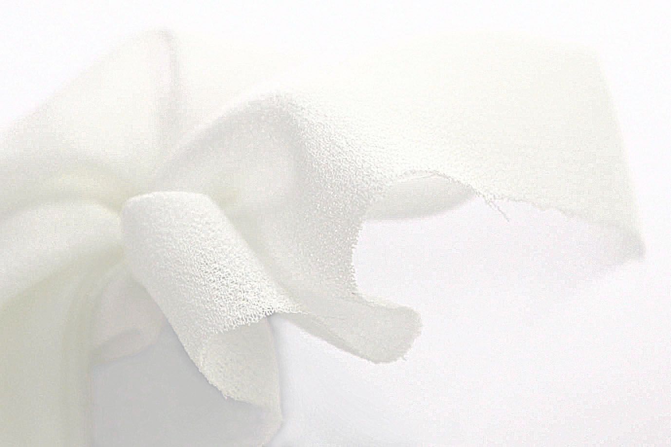 Шифон креп/молочный SSR-861/C#1 (DT17495)