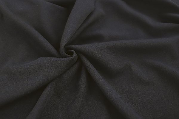 Трикотаж "Скуба" креп/черный 3703-PY/C#1