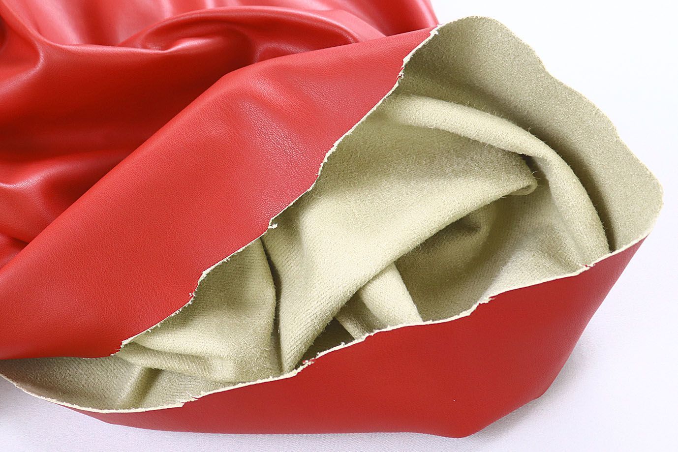 Кожа на замше/красный SSR-857/C#2 (DT17405)