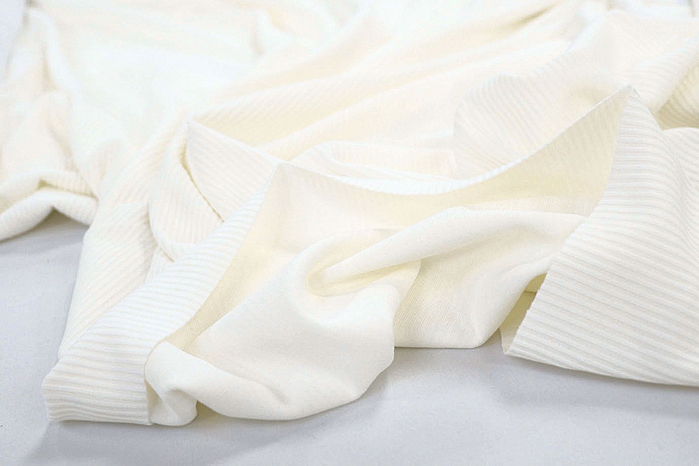 Трикотаж "Рибана"/молочный 3169-21-PY/C#2