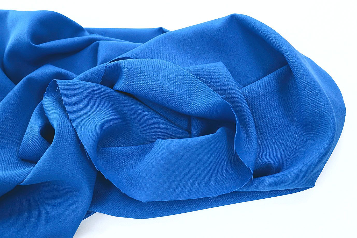 Костюмная ткань "Габардин"/лазурно-синий 3296Q-23/C#14