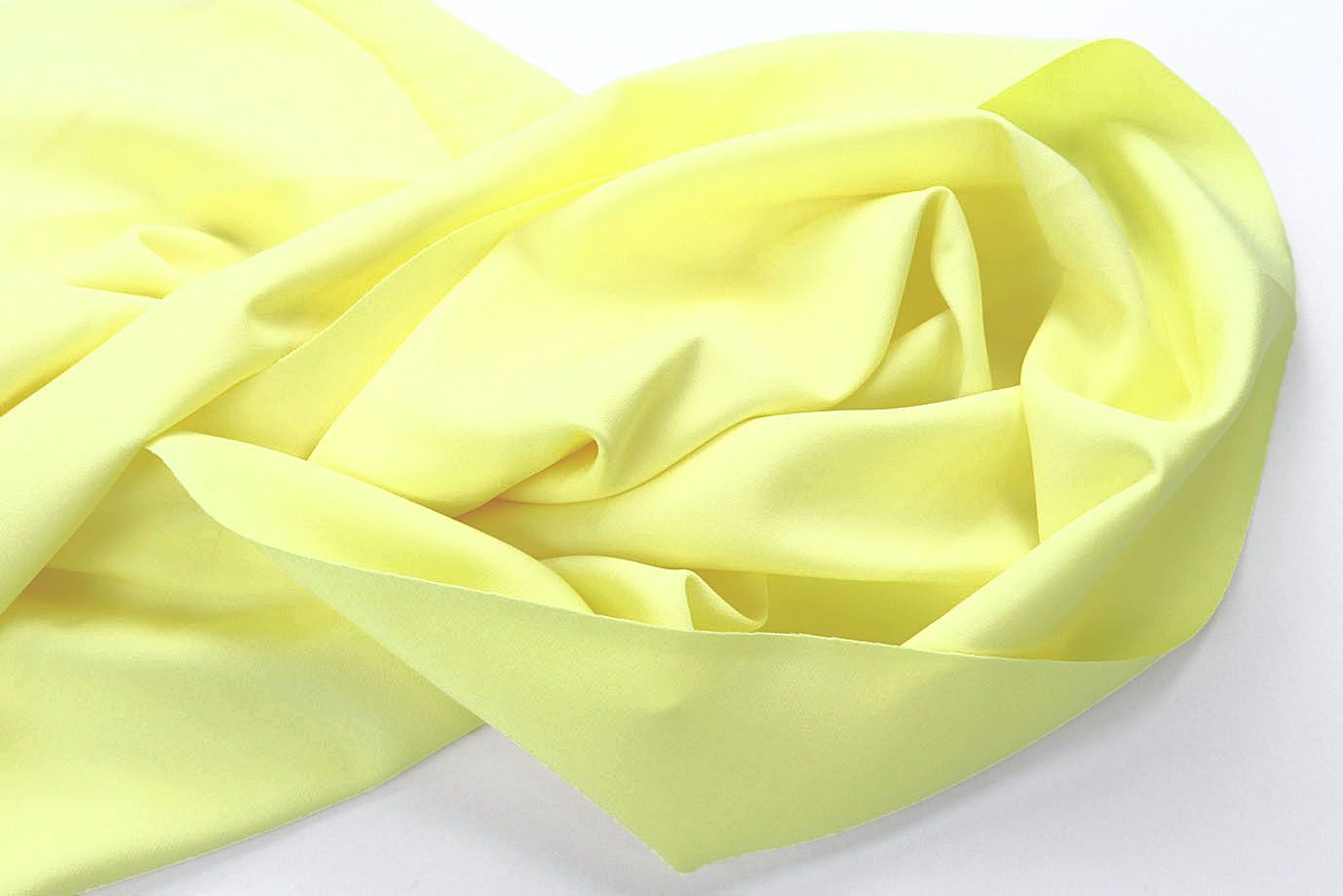 Костюмная ткань "Барби" стрейч/лимонный 4147-PY/C#3