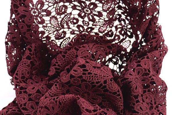 Ажур/темно-бордовый 2050/D#1/C#5