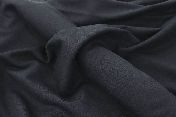 Трикотаж футер 2х нитка/черный 3447-PY/C#1