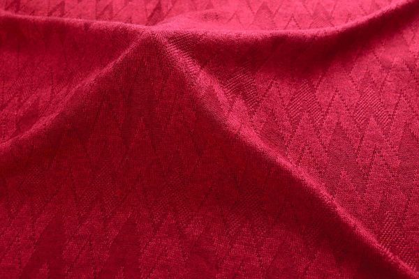 Трикотаж жаккард/красный 3990-PY/D#1/C#8