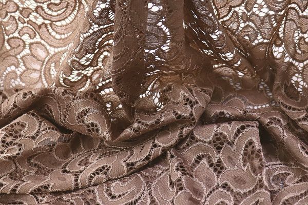 Гипюр "Фестон"/коричневый 1276-PY/C#5