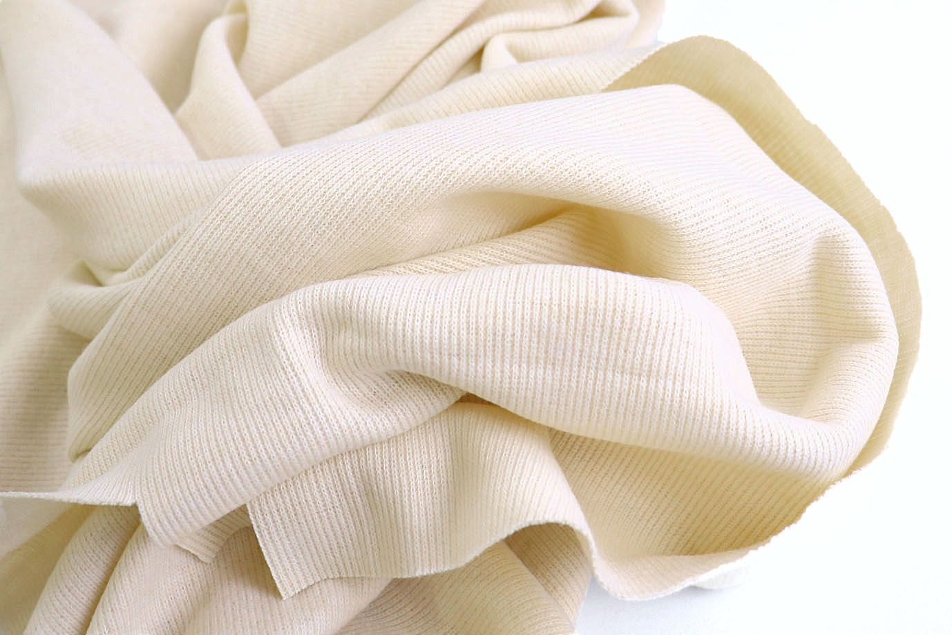 Трикотаж "Рибана"/сливочный 3995-PY/C#7