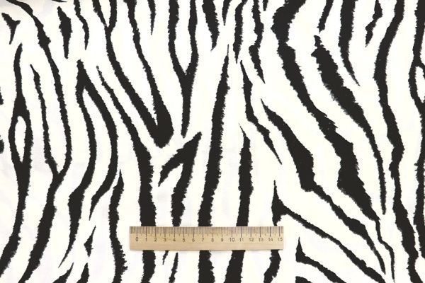 Штапель принт/зебра черно-белая 3858-PY/D#13/C#1