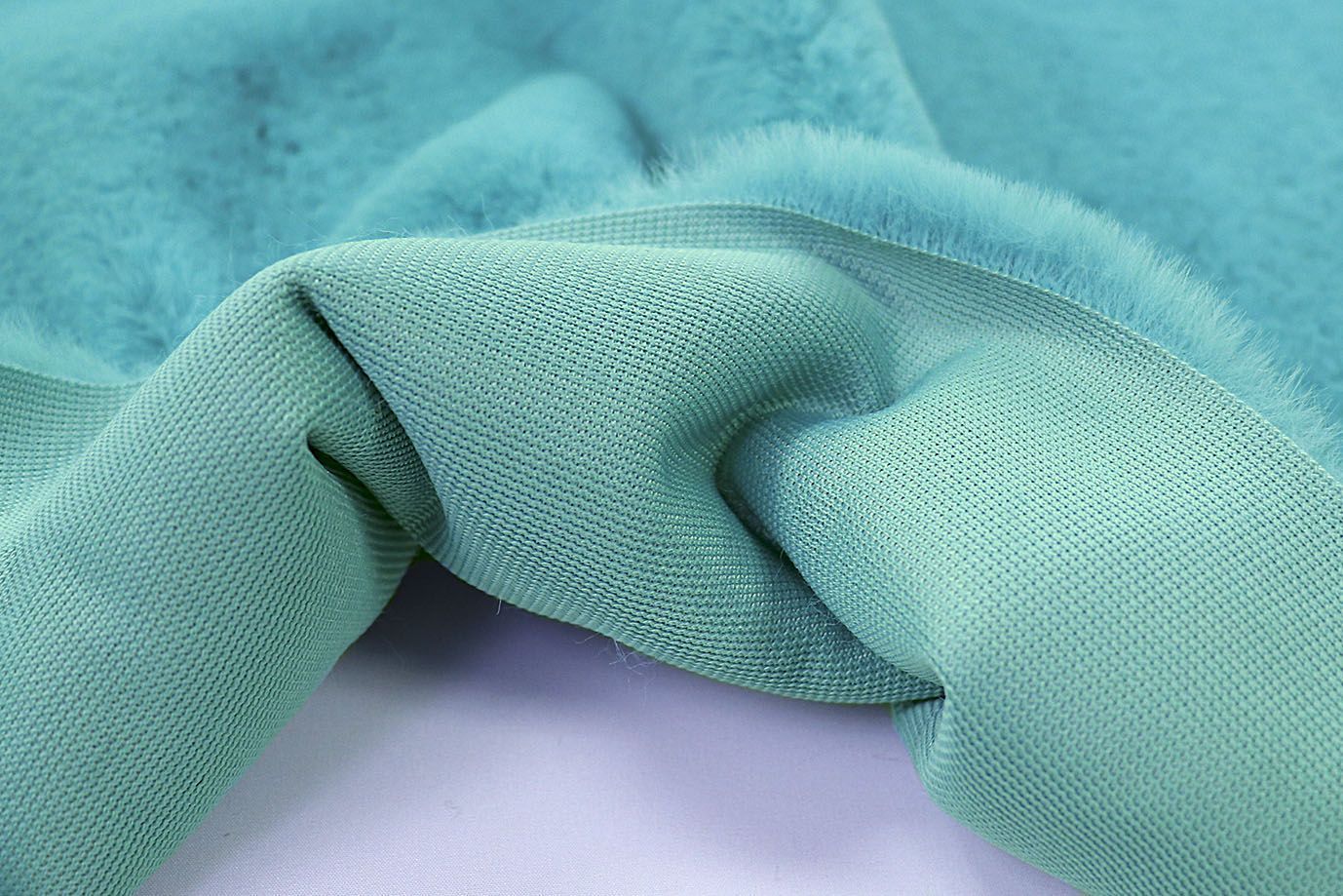 Искусственный мех "Кролик"/бирюзовый VT220704057/D#3062207/C#2263