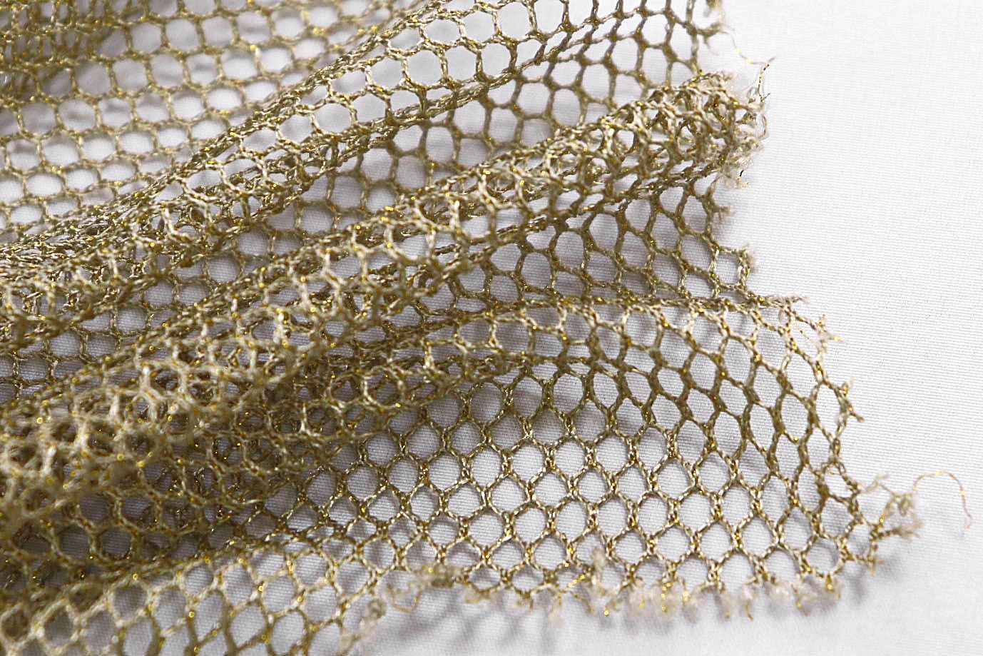 Сетка стрейч/золотистый 2569-PY/С#3