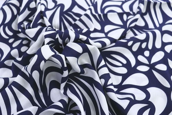Штапель принт/сине-белый 1382-PY/D#9/C#6