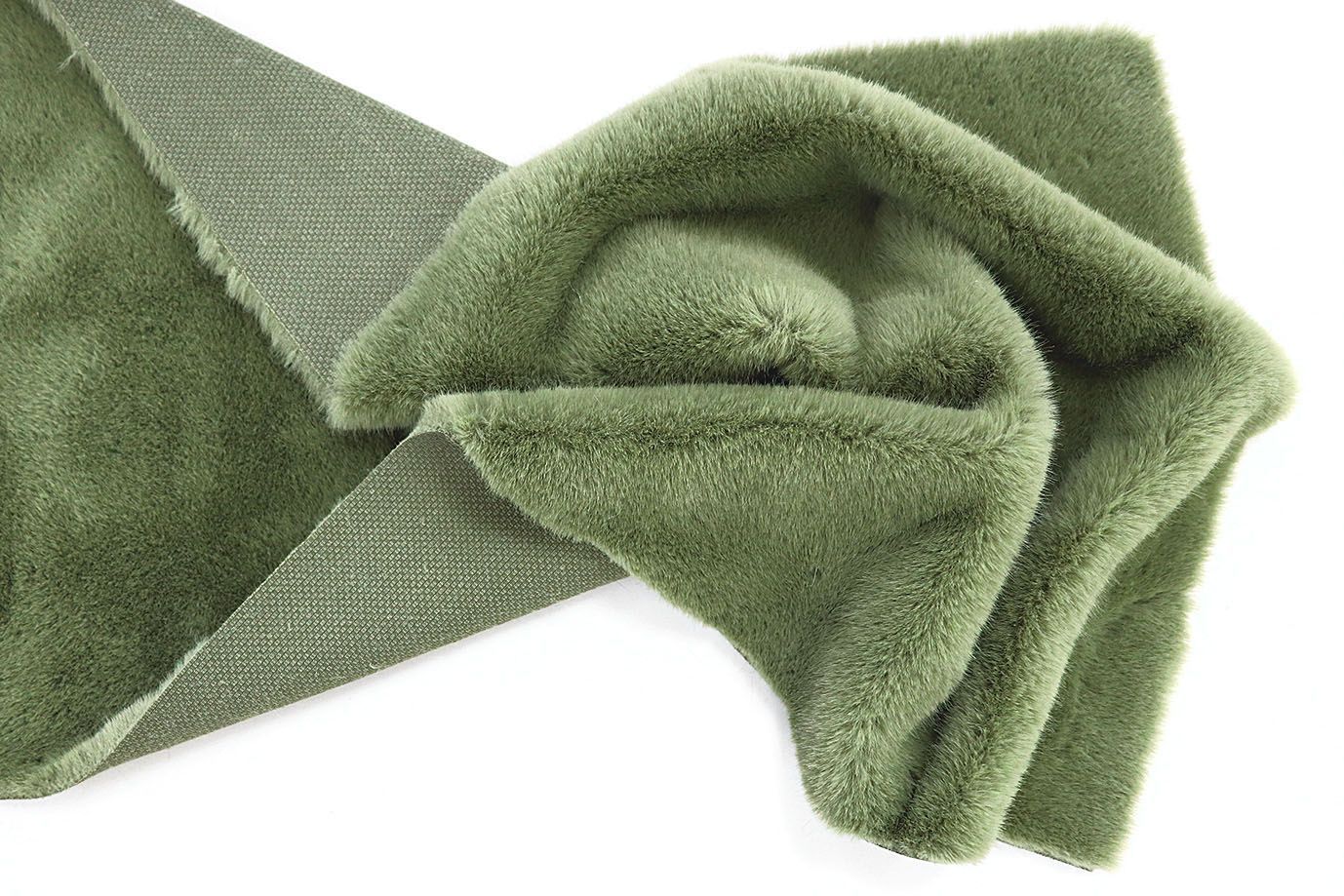 Искусственный мех "Норка"/зеленый AP4306+EL/D#289-230215/C#600