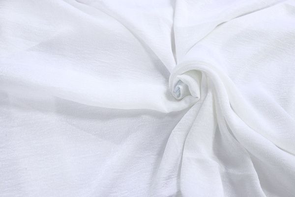 Шелк креш/белый 3837-PY/C#1