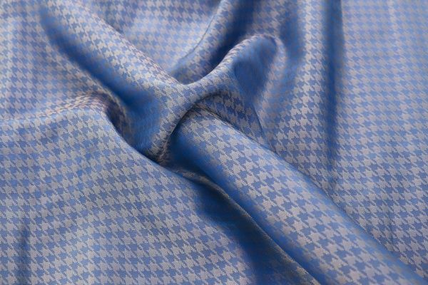 Подкладочная ткань жаккард/бежево-синий 1295-PY/D#2/C#15