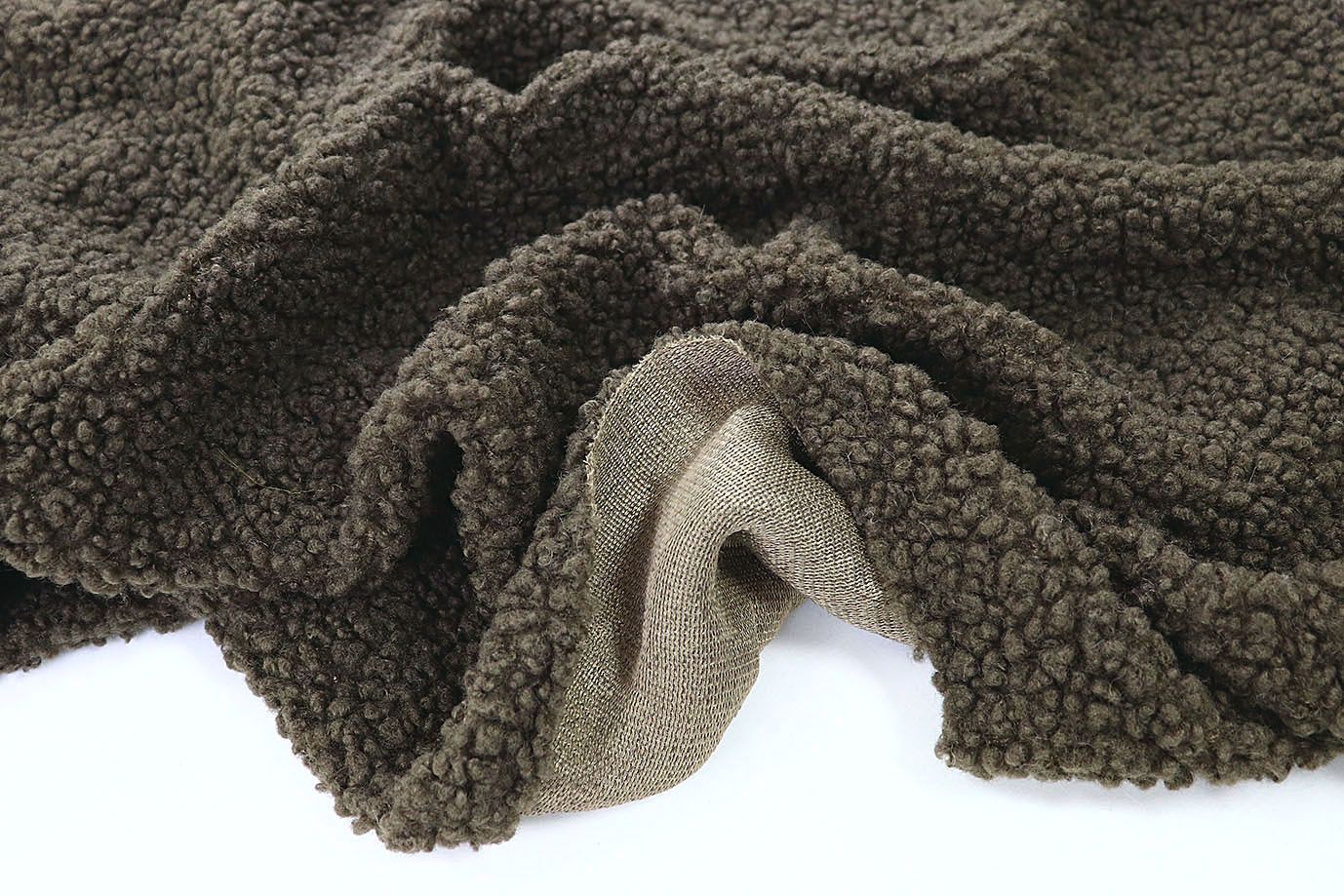 Искусственный мех "Барашек"/темно-коричневый AP210301009/D#1070-2121/C#19