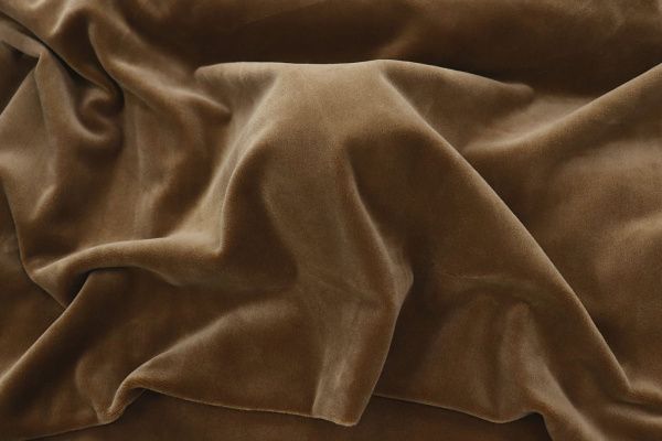 Велюр "Японский"/коричневый 609-PG/C#19 (15121)