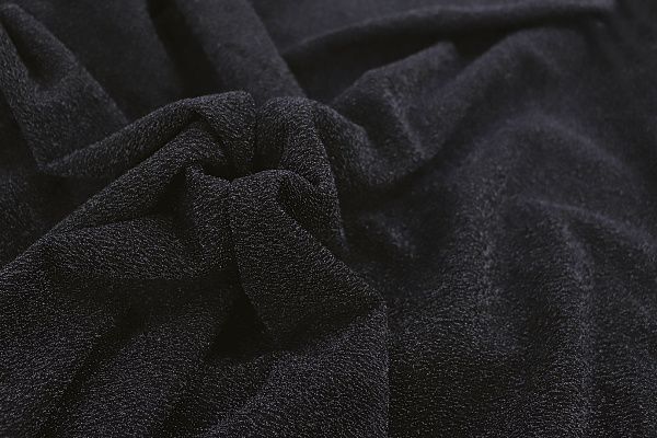 Трикотаж с люрексом на интерлоке/черный 1391-PY/C#4