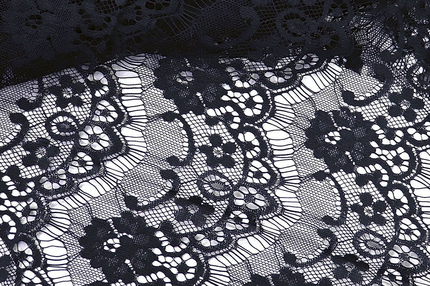 Гипюр "Реснички"/темно-синий 3409-PY/C#2