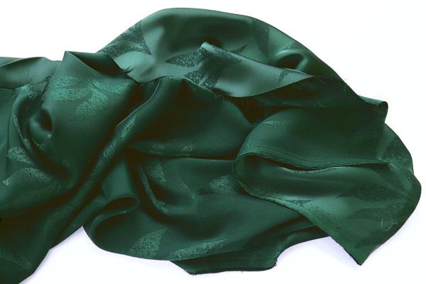 Сатин "Пандора" жаккард/изумрудный 4084-PY/D#2/C#3