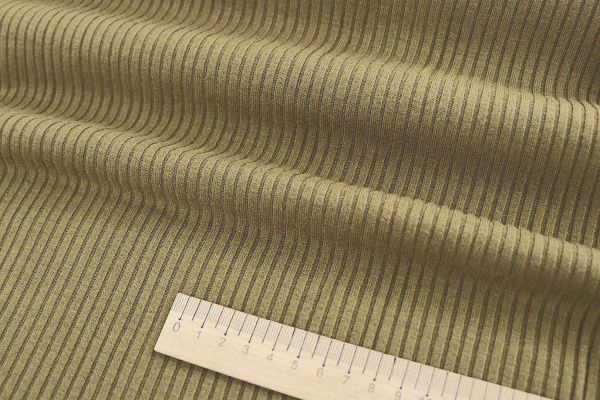 Трикотаж "Лапша"/хаки 3515-PY/C#9