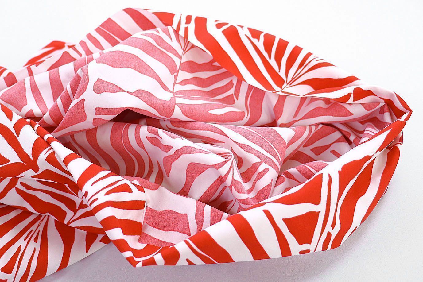 Хлопок "Поплин" принт/красно-белый 3848-PY/D#2/C#2