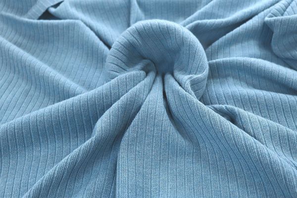 Трикотаж "Лапша"/голубой 3137/C#14