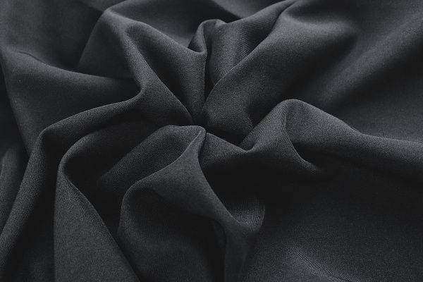 Костюмная ткань "Дорис"/черный 4167-PY/C#18