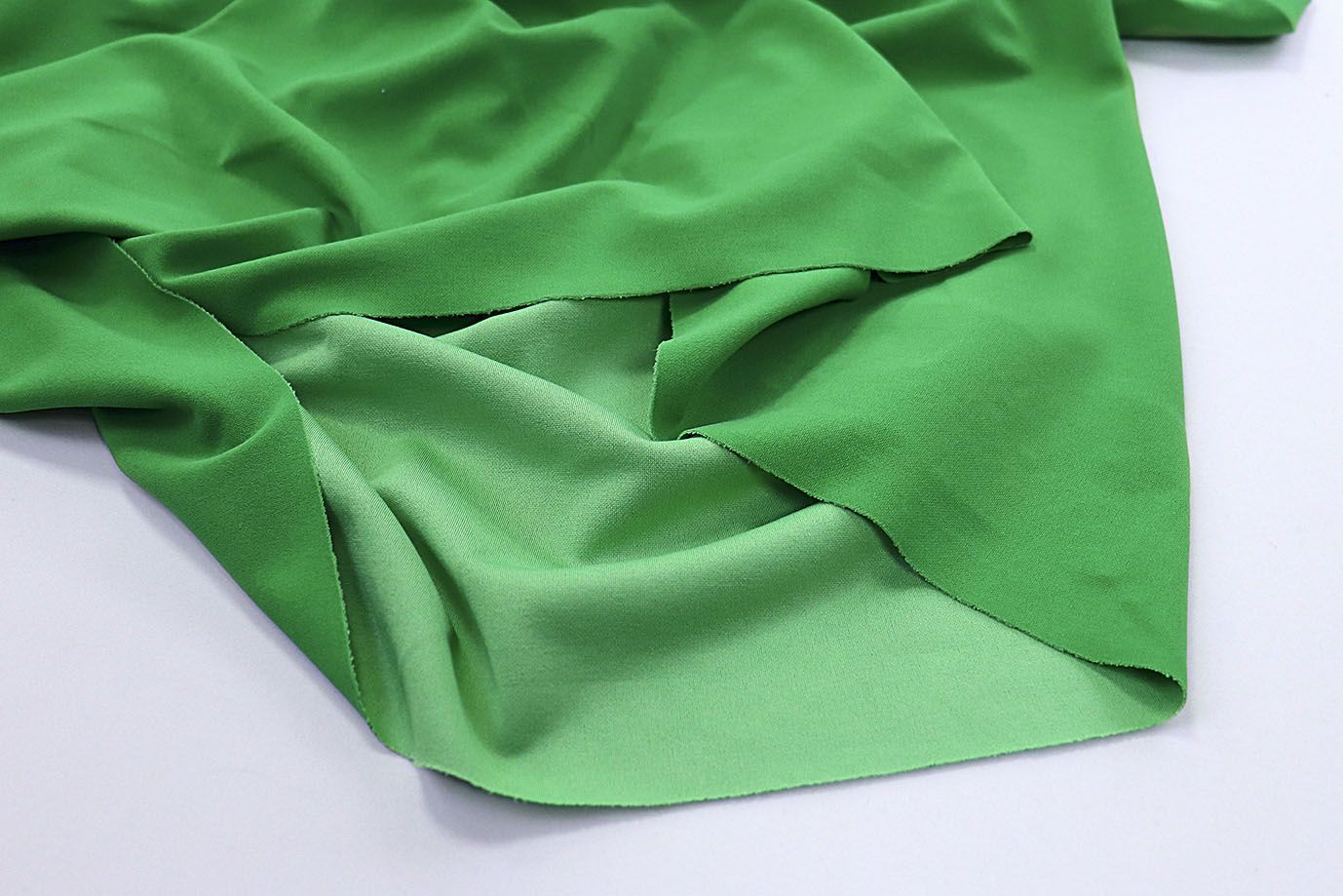 Трикотаж "Скуба" креп/зеленый 3431-PY/C#6