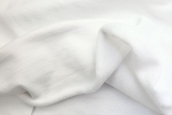 Трикотаж футер 3х нитка с петлей/белый 0363/D#петля/C#белый 11-0601TPX