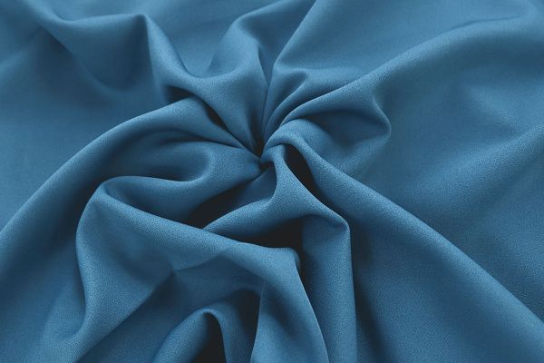 Костюмная ткань "Барби" стрейч/лазурно-синий VT-11823/C#2